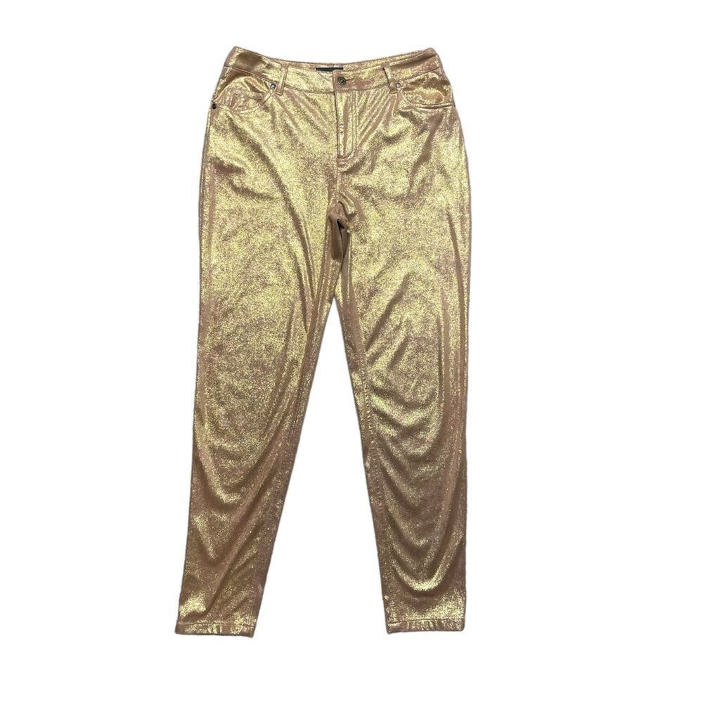 Eric Rose Gold Shimmer Pant
